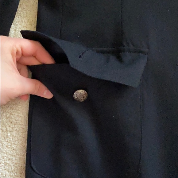 Black military style blazer/jacket - Picture 4 of 12